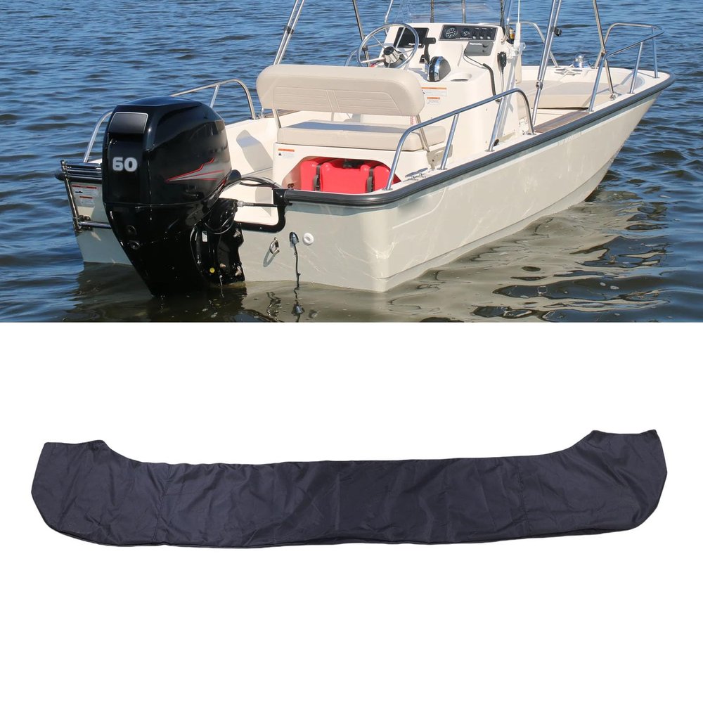 SEAFRONT Bimini Top Storage Bag, Durable 600D Oxford Fabric, Waterproof Pontoon Boat Canopy Storage Solution for Boats up to 8.5 ft Wide