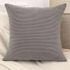 SWJ-swjssb Corduroy Pillowcase, Square or Rectangular, Zipper Closure, Gray, 40 x 90 cm view 1