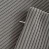 SWJ-swjssb Corduroy Pillowcase, Square or Rectangular, Zipper Closure, Gray, 40 x 90 cm view 2