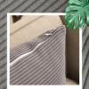 SWJ-swjssb Corduroy Pillowcase, Square or Rectangular, Zipper Closure, Gray, 40 x 90 cm view 4