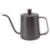 CHHELIHL Long Narrow Coffee Kettle, Black Stainless Steel, 350 ml view 1