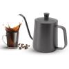CHHELIHL Long Narrow Coffee Kettle, Black Stainless Steel, 350 ml view 2