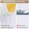 Luffa Shower Mat, Non-Slip, 60 x 90 cm, Yellow/Green/White view 4