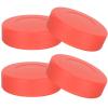 TOYANDONA 4-Piece Rubber and PVC Hockey Pucks for Training and Games view 1