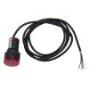 Akozon Digital DC Tachometer, Red LED, 4-Digit, for Boat Control Cabinets view 1