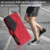 xinyunew Leather Flip Case for Samsung Galaxy S21 FE, Magnetic Wallet Case with 9 Card Slots, Stand Function, Shock-Resistant, Red view 2