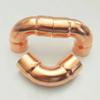 Copper Long-Radius 90° Elbow Coupler for Air Conditioners, 1/2" 3/4" 1" and 12.7–67 mm ID, 28.6 mm ID, 1.0 mm Wall view 3