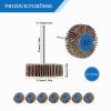 35-Piece 80-Grit Flap Wheel Set for Dremel Rotary Tools view 2