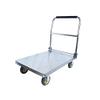 Heavy-Duty Stainless Steel Platform Cart with Foldable Handle view 1