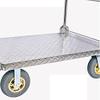 Heavy-Duty Stainless Steel Platform Cart with Foldable Handle view 3