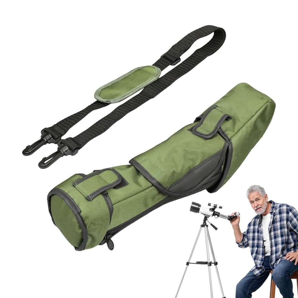 Spotting Scope Case, Impact-Resistant Protective Storage Carrier