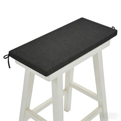 LIHUANE Bench Cushion 90 x 110 cm, Black