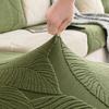 Soft, Fluffy Sofa Cover, Washable Couch Protector, Black, Large L view 2