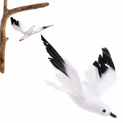 Tofficu Hanging Seagull Decoration, White, 27 x 22 x 4.5 cm