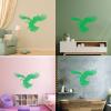 Majestic Black Eagle Vinyl Wall Mural and Sticker, 64 x 96.4 cm, Green Glass Sticker view 3