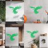 Majestic Black Eagle Vinyl Wall Mural and Sticker, 64 x 96.4 cm, Green Glass Sticker view 4