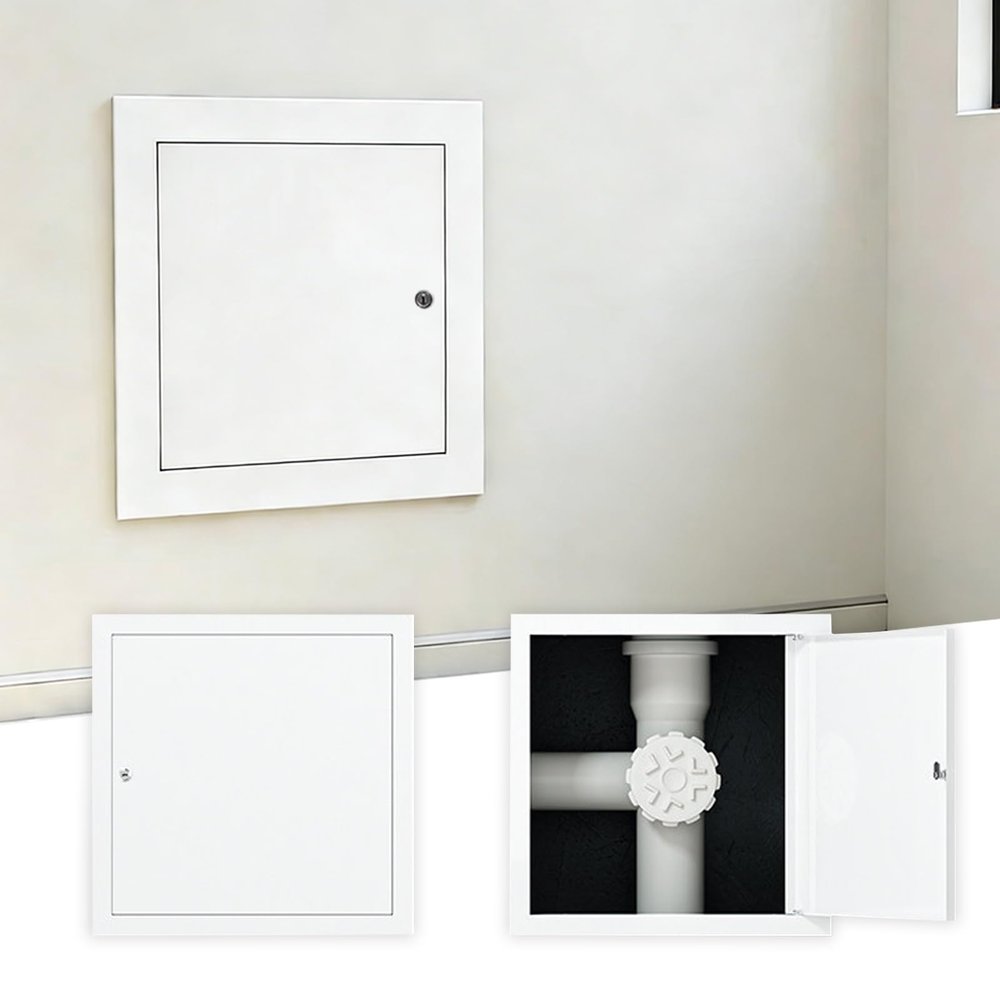 ROFBIHG Lockable Metal Access Panel, 6 x 24 in (15.2 x 61 cm)
