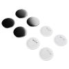 Naroote 100-Piece Rust-Resistant Badge Backing Set, 75 mm view 1