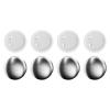 Naroote 100-Piece Rust-Resistant Badge Backing Set, 75 mm view 2