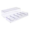 Abaodam Acrylic Poker Chip Holder, Transparent Box and Small Parts view 1