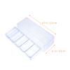 Abaodam Acrylic Poker Chip Holder, Transparent Box and Small Parts view 2