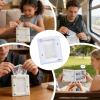 Small Portable Double-Sided S Photo Card Holder for Home Decor view 4