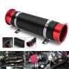 76 mm Cold Air Turbo Intake Hose, Flexible, Red view 3