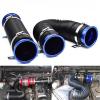 76 mm Cold Air Turbo Intake Hose, Flexible, Red view 4