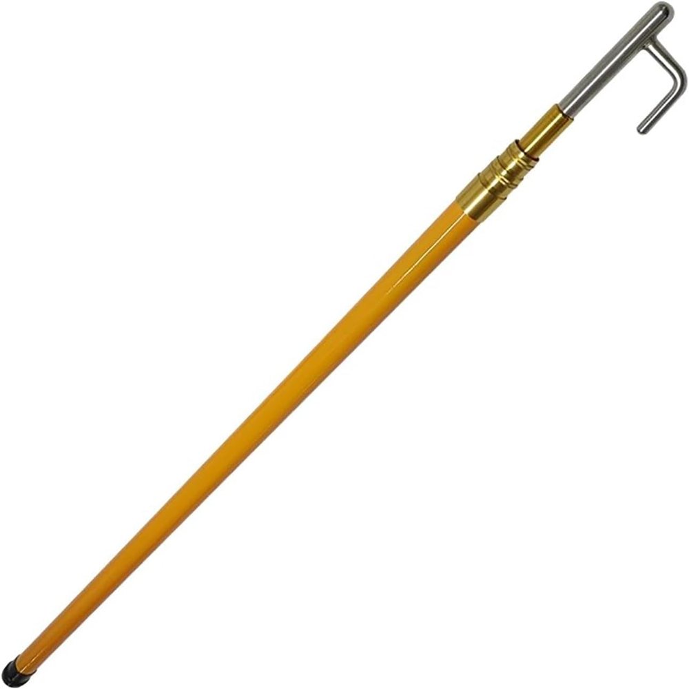 Telescoping Boat Hook Pole with Stainless Steel Hook for Docking and Yacht Maneuvering