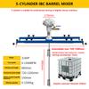 Paint Mixer with Adjustable Stirring Rod and Pneumatic Holder view 2