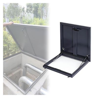 Roof Access Hatch with Hydraulic Support, Insulated and Weatherproof, 70 x 95 cm