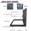 Roof Access Hatch with Hydraulic Support, Insulated and Weatherproof, 70 x 95 cm view 3