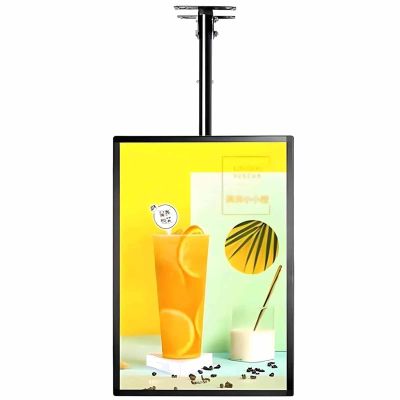 Commercial LED Advertising Display with Aluminum Alloy Frame for Restaurants and Cafés