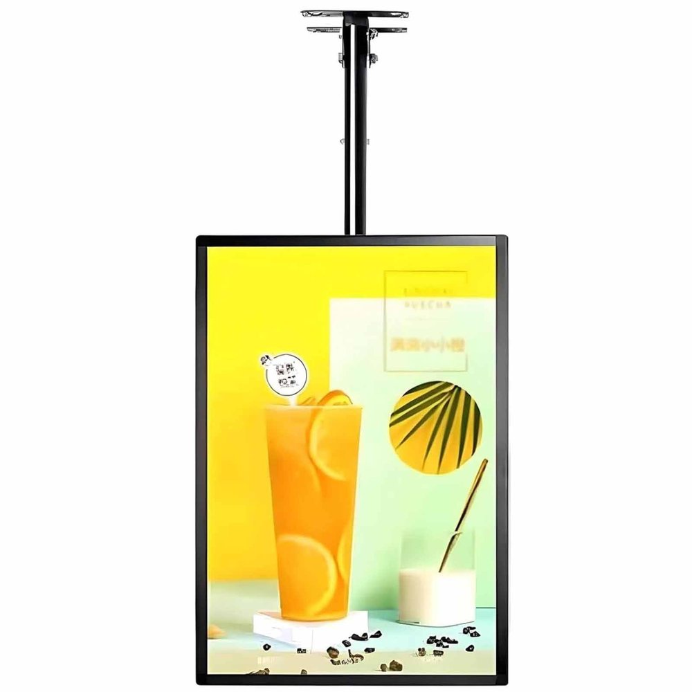 Commercial LED Advertising Display with Aluminum Alloy Frame for Restaurants and Cafés