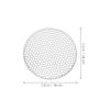 HOLIDYOYO Round Stainless Steel Grill Net for Grilling, Easy to Clean view 2