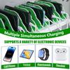Secure Charging Cabinet with Indicator Light and Cables for Laptops and Tablets, 20-Slot Storage Solution for Students and Staff view 4