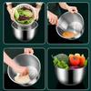 Stainless Steel Salad Spinner and Dryer, 6 L, Dishwasher Safe view 2
