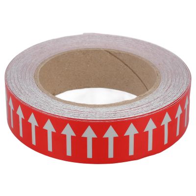 Self-Adhesive Arrow Stickers for Pipes with Reflective Indicators