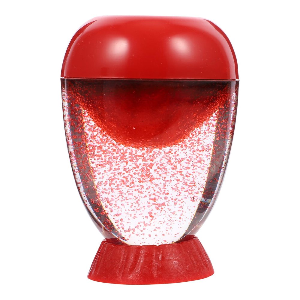 DECORNIJIA Volcano Hourglass with Durable Resin Base, Creative Volcano Decor and Table Timer