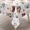 KEVKUS C142351 Easter Oilcloth Tablecloth with Bunny and Egg Design view 1