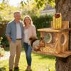 Fun Squirrel Feeder for Outdoor Garden Decor view 3