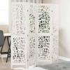 Xhnifbn Weier Paulownia Wood Room Divider 140-145 x 160 cm, 4-Panel Folding Screen view 1