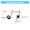 teel Small Torsion Spring, Hairpin Torsion Spring, 65Mn Steel, 60/90/120/180 Degrees, 1.0 mm Diameter, 1230 mm, 5 Pieces (22.5 mm, 9 Turns; 20 mm, 5 Pieces, 1.0 mm, 90 Degrees) view 3