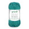 Gründl Cotton Quick Mini Cotton Yarn, 100% Cotton, 15 g / 37.5 m, 3–4 mm Needles (90 – Emerald) view 1