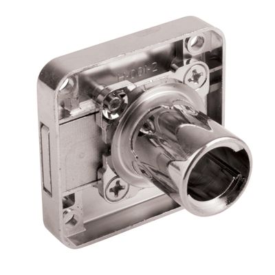 cyclingcolors 1x Central Drawer Lock, Cam Lock Without Cylinder, 22 mm Length, 18 mm Diameter, Interchangeable, with Rosette
