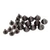 Jojomis Set of 10 Cone Rivets for Crafts and Clothing - Cone-Head Rivets for DIY, Leathercraft and Jewelry Making, Diamond Black view 1