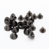 Jojomis Set of 10 Cone Rivets for Crafts and Clothing - Cone-Head Rivets for DIY, Leathercraft and Jewelry Making, Diamond Black view 3