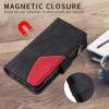 xinyunew Phone Case for Oppo Realme 9i/A36/A76, Leather Wallet Flip Case with 9 Card Slots, Magnetic Closure and Stand Function, Black view 3