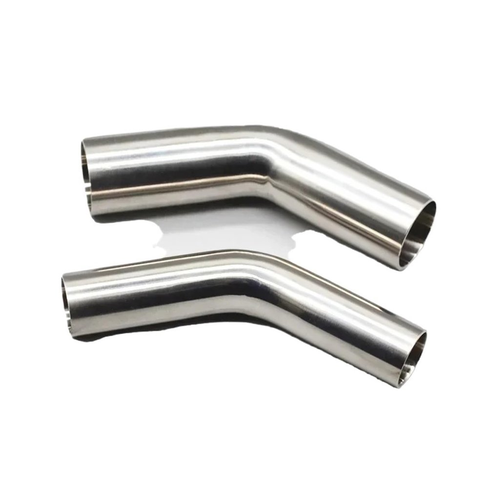 HF Mont 304 Stainless Steel Sanitary External Elbow, 45° (63 x 2.0 mm)