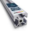 diconfa Aluminum Profile 20x20 mm, Groove 5, 8 pcs., 2000 mm Long, T-Slot Rail, ITEM-Compatible view 1